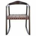 Safavieh Willa Rocking Dining Chair, Cognac & Walnut DCH4005D
